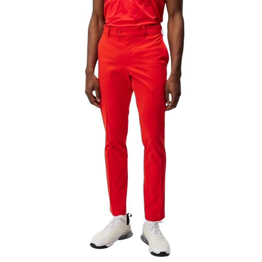 J.Lindeberg Firey Red Vent Golf Pants Men’s 30x32 Performance Slim Fit‎